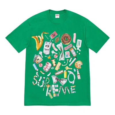 Supreme Trash T-shirt 'green Multi-color'