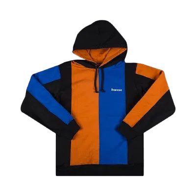 Pre-owned Supreme Tricolor Hooded Sweatshirt 'black'