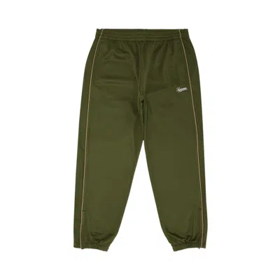 Pre-owned Supreme Tricot Track Pant 'olive' In Green