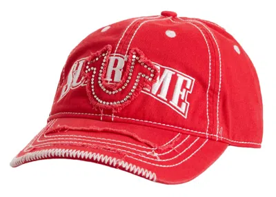 Pre-owned Supreme True Religion 6panel In Red