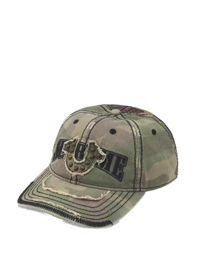 Supreme True Religion® Mesh Back Baseball Cap In Green
