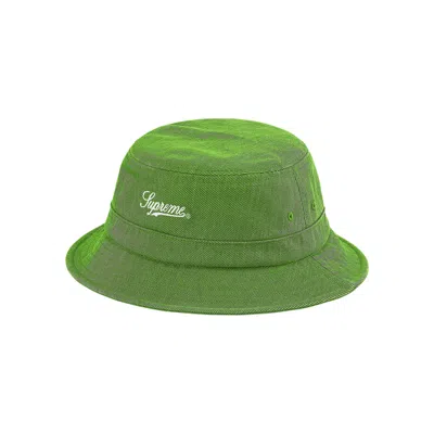 Pre-owned Supreme Twill Crusher 'green'