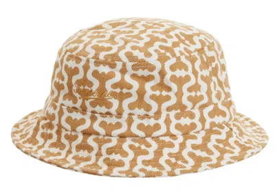 Pre-owned Supreme Twill Crusher Hat In Tan Monogram