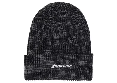 Pre-owned Supreme Twisted Loose Gauge Beanie In Charcoal
