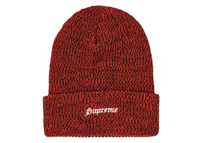 Pre-owned Supreme Twisted Loose Gauge Beanie In Neon Orange