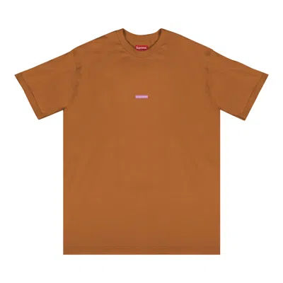 Pre-owned Supreme Typewriter Short-sleeve Top 'rust' In Brown