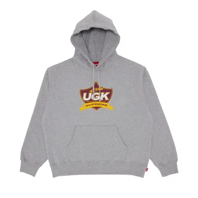 Pre-owned Supreme Ugk Hooded Sweatshirt 'heather Grey'