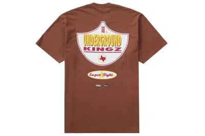 Pre-owned Supreme Ugk Super Tight Tee Brown