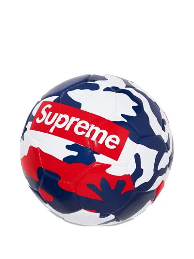 Supreme Umbro Camouflage-print Soccer Ball In Red