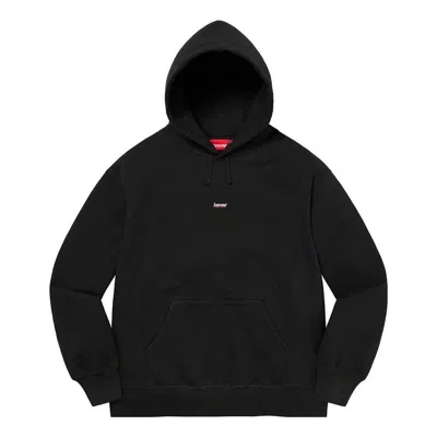 Supreme Underline Hooded Sweatshirt 'black White'