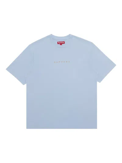 Supreme University Logo T-shirt In Blue