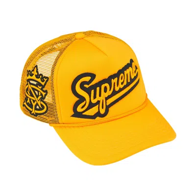 Pre-owned Supreme University Mesh Back 5-panel 'gold' | Men's Size Onesize