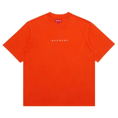 Pre-owned Supreme University Short-sleeve Top 'orange'