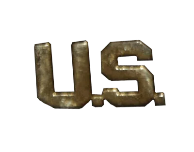Pre-owned Supreme U.s. Pin (cadet Jacket Ss13) In Gold