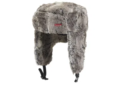 Pre-owned Supreme Ushanka Hat In Grey