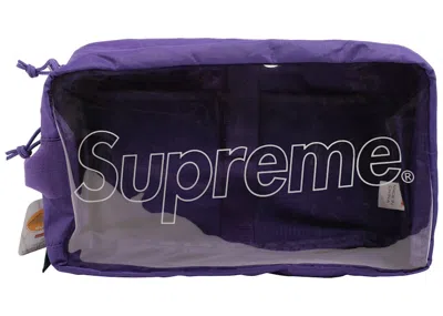 Pre-owned Supreme Utility Bag (fw18) In Purple