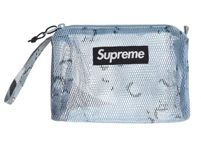 Pre-owned Supreme Utility Pouch (ss20) In Blue Chocolate Chip Camo