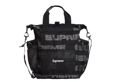 Pre-owned Supreme Utility Tote Tote (fw21) In Black