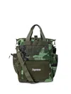 Supreme Utility Zip Tote Bag In Grün