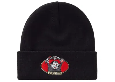 Pre-owned Supreme Vampire Boy Beanie In Black
