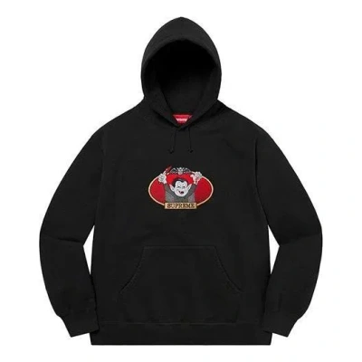 Supreme Vampire Boy Hooded Sweatshirt 'black Red'