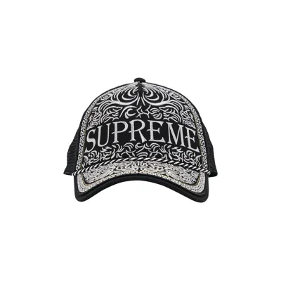 Pre-owned Supreme Vaquero Mesh Back 5-panel 'black' | Men's Size Onesize