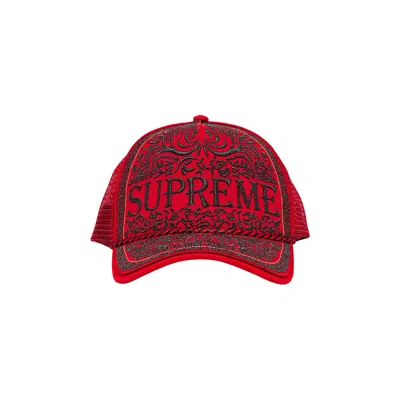 Pre-owned Supreme Vaquero Mesh Back 5-panel 'red' | Men's Size Onesize