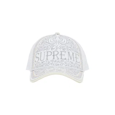 Pre-owned Supreme Vaquero Mesh Back 5-panel 'white' | Men's Size Onesize