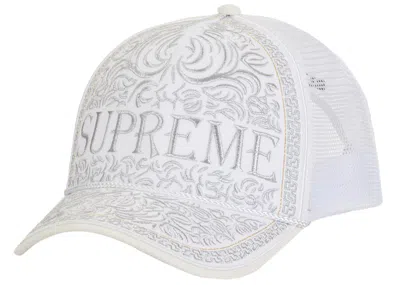 Pre-owned Supreme Vaquero Mesh Back 5panel In White