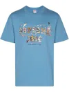 Supreme Varsity Cotton T-shirt In Blau