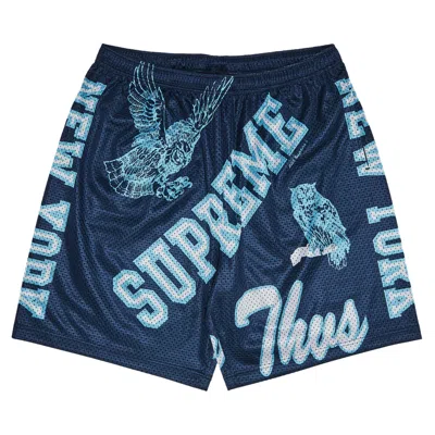 Pre-owned Supreme Varsity Mesh Short 'navy' | Blue | Men's Size S