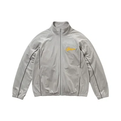 Pre-owned Supreme Velour Mesh Track Jacket 'silver' | Men's Size S