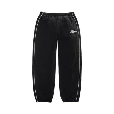 Pre-owned Supreme Velour Mesh Track Pant 'black' | Men's Size M
