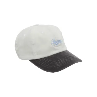 Pre-owned Supreme Velvet 2-tone 6-panel 'white' | Men's Size Onesize