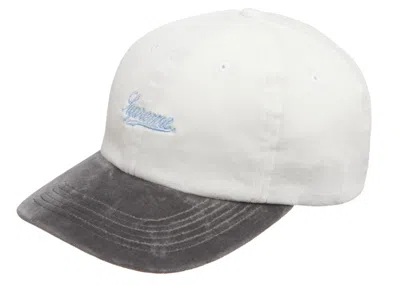 Pre-owned Supreme Velvet 2tone 6panel In White