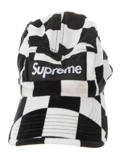 Pre-owned Supreme Velvet Camp Cap (fw20) In White