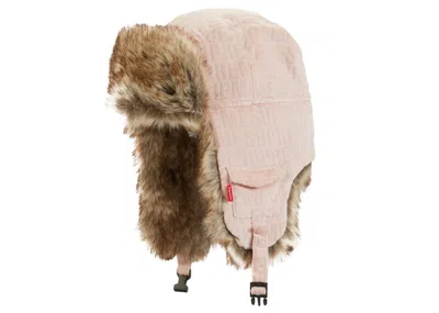 Pre-owned Supreme Velvet Pattern Trooper In Pink