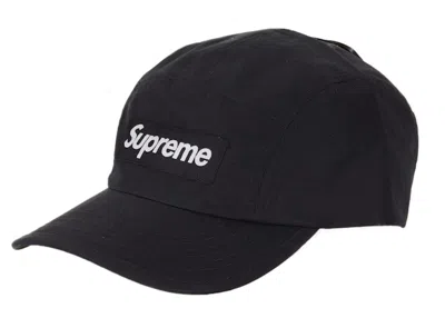 Pre-owned Supreme Ventile Camp Cap In Black