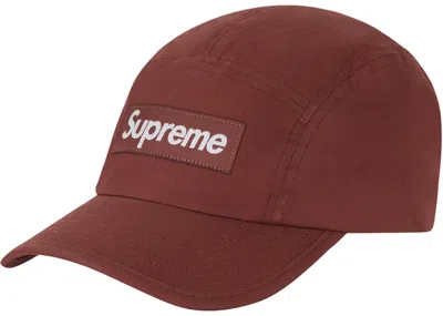 Pre-owned Supreme Ventile Camp Cap In Brown