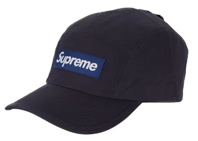 Pre-owned Supreme Ventile Camp Cap In Navy Blue