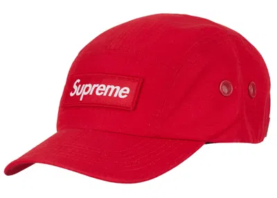 Pre-owned Supreme Ventile Camp Cap (ss23) In Red