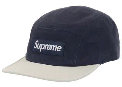 Pre-owned Supreme Ventile Camp Cap (ss25) In Navy Blue