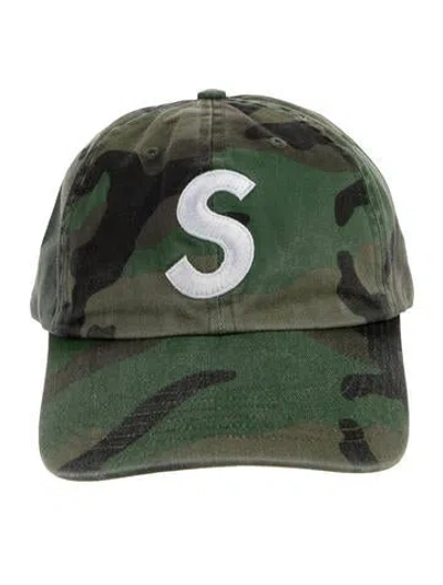 Pre-owned Supreme Ventile S Logo 6-panel In Green