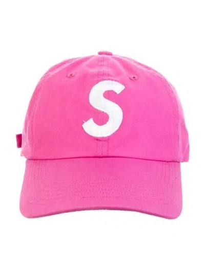 Pre-owned Supreme Ventile S Logo 6-panel Hat (fw21) In Pink