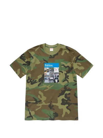 Supreme Verify Woodland Camouflage-print T-shirt In Multi