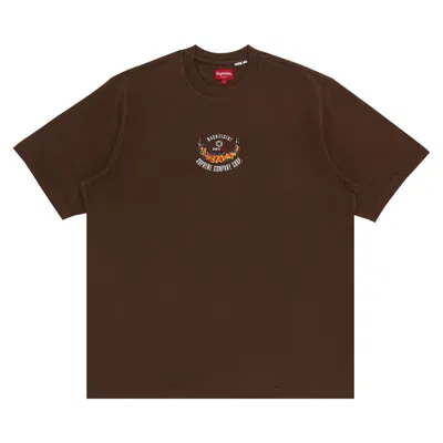 Pre-owned Supreme Victory Short-sleeve Top 'brown' | Men's Size L