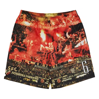 Pre-owned Supreme Vinci Per Noi Soccer Short 'multicolor' | Orange | Men's Size M