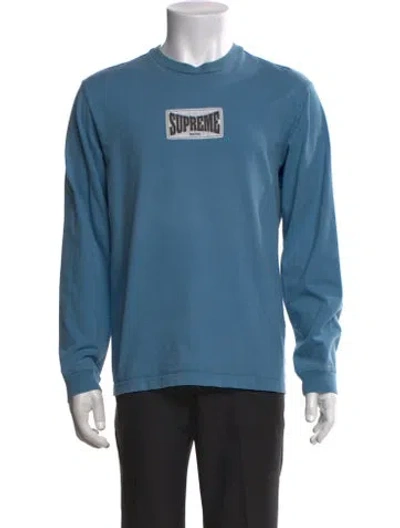 Pre-owned Supreme Vintage Graphic Print T-shirt In Blue