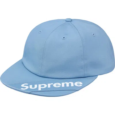 Pre-owned Supreme Visor Label 6panel In Light Blue