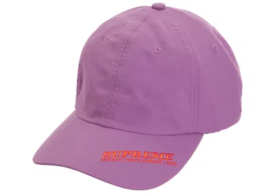Pre-owned Supreme Visor Logo 6panel In Purple